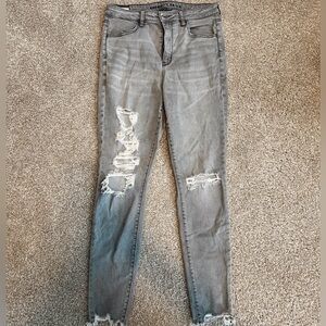 - america eagle size 10 long jeans